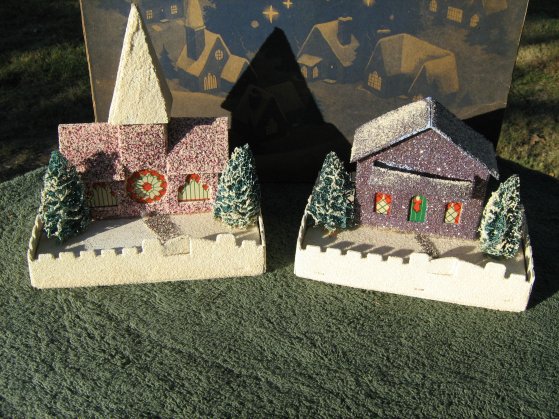 Dolly Toy Co. Christmas village houses